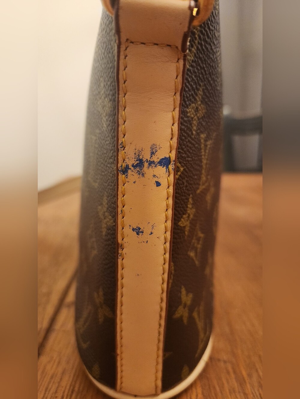 Louis Vuitton Druot Monogram Crossbody - Brown with Tan Trim - Picture 13 of 16